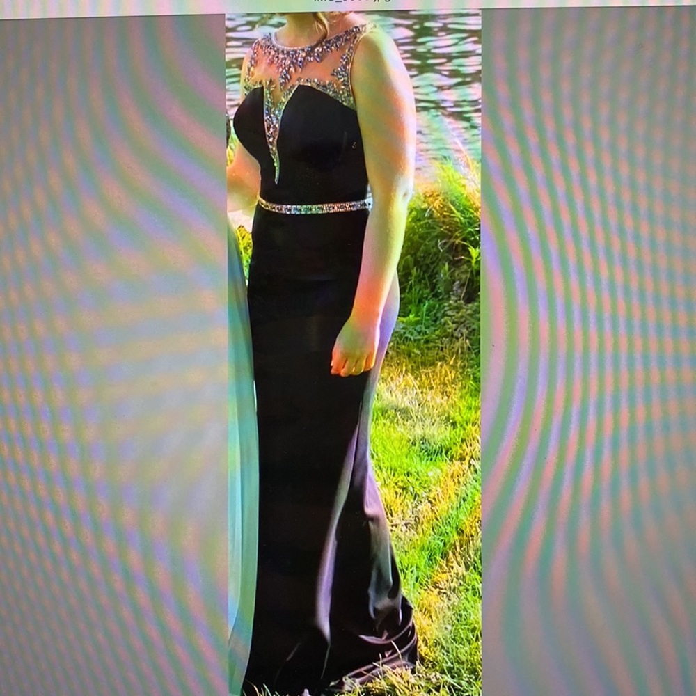 Navy Blue Prom Dress